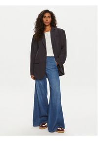 Marella Jeansy 2423186014 Niebieski Wide Leg. Kolor: niebieski