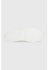 Calvin Klein Jeans tenisówki VULC FLATFORM ESSENTIAL MONO damskie kolor biały YW0YW01030. Nosek buta: okrągły. Zapięcie: sznurówki. Kolor: biały. Materiał: materiał. Obcas: na platformie #2