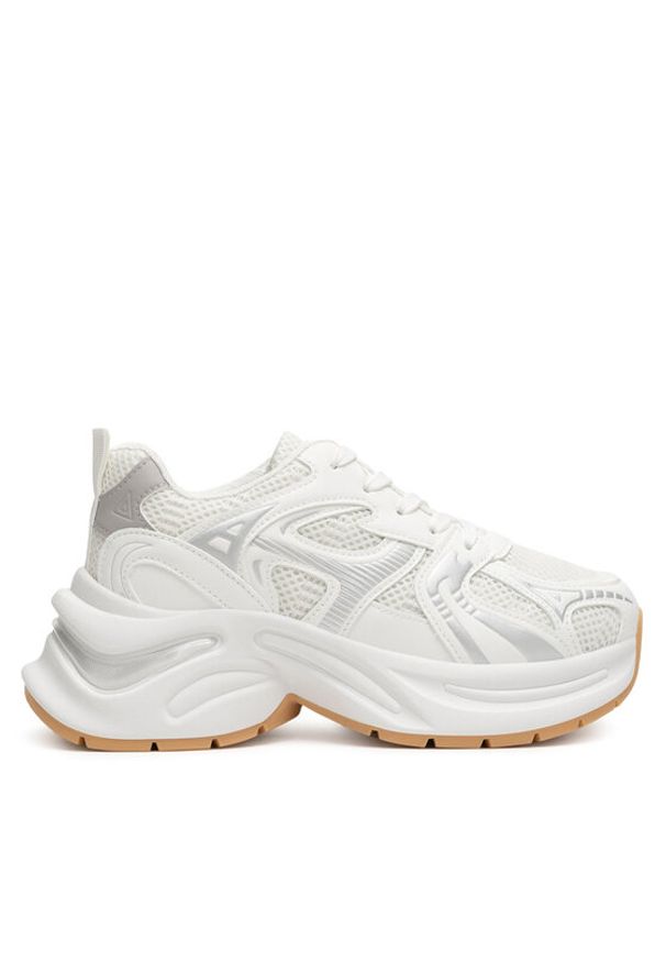 DeeZee Sneakersy WSS21540-01 Biały. Kolor: biały. Materiał: materiał, syntetyk