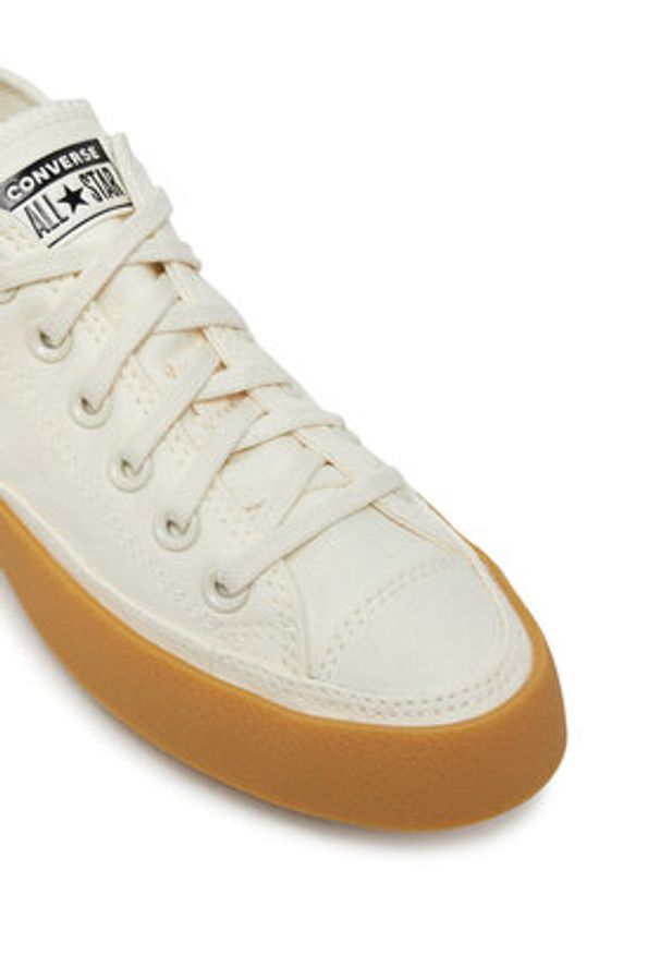 Converse Tenisówki Chuck Taylor All Star Retro Rubber A10696C Beżowy. Kolor: beżowy. Materiał: materiał. Styl: retro