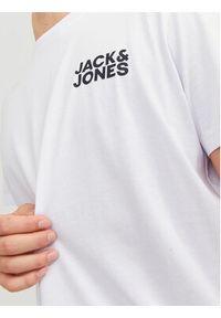 Jack & Jones T-Shirt Corp 12151955 Biały Regular Fit. Kolor: biały. Materiał: bawełna #4