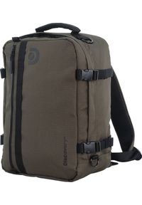 Plecak-torba kabinowa Discovery ANDES khaki. Kolor: brązowy