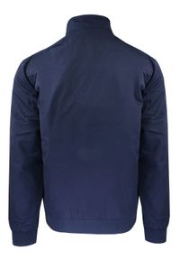 Lekka Bawełniana Wiatrówka, Przejściowa Kurtka Męska - Pako Jeans - Granatowa. Kolor: niebieski. Materiał: bawełna. Sezon: jesień, wiosna