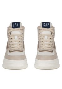 GAP - Gap Botki PARADISE CUP MID W GP514035AW-SAOF Beżowy. Kolor: beżowy. Materiał: materiał #7