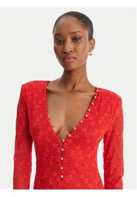 BARDOT - Bardot Sukienka koktajlowa Zenia 60239DB Czerwony Slim Fit. Kolor: czerwony. Materiał: syntetyk. Styl: wizytowy #4