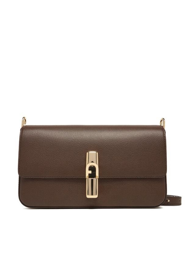 Furla Torebka Iride S WB01826 ARE000 CN 4284S Brązowy. Kolor: brązowy. Materiał: skórzane