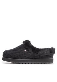 skechers - Skechers Kapcie BOBS Ice Angel 31204/BBK Czarny. Kolor: czarny. Materiał: materiał #3