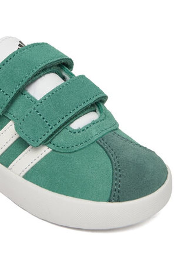 Adidas - adidas Sneakersy VL Court 3.0 Shoes JP7877 Turkusowy. Kolor: turkusowy. Materiał: zamsz, skóra