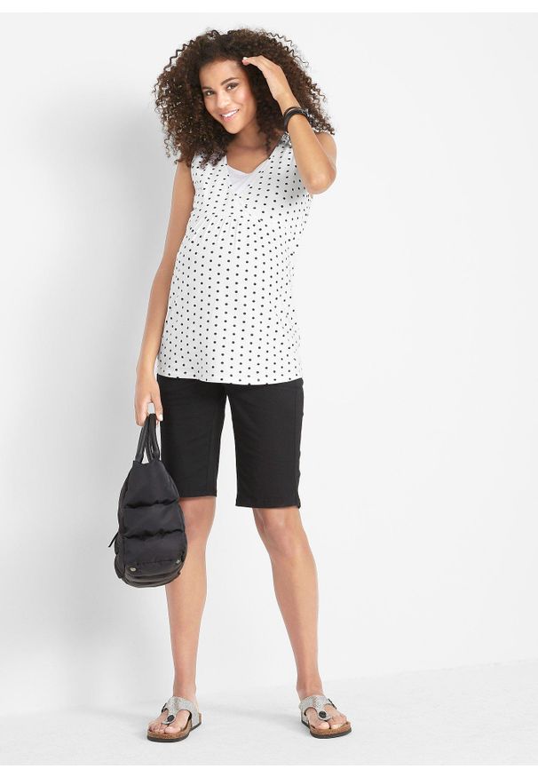 bonprix - Top ciążowy i do karmienia piersią (2 szt.). Kolekcja: moda ciążowa. Kolor: czarny