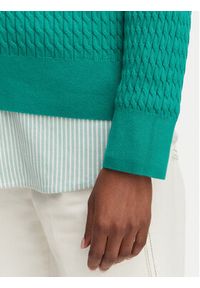 TOMMY HILFIGER - Tommy Hilfiger Sweter Fine WW0WW44993 Zielony Regular Fit. Kolor: zielony. Materiał: bawełna #2