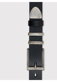 Pako Lorente - PAKO LORENTE – Pasek skórzany męski z metalową końcówką. Materiał: skóra. Styl: elegancki, klasyczny #1