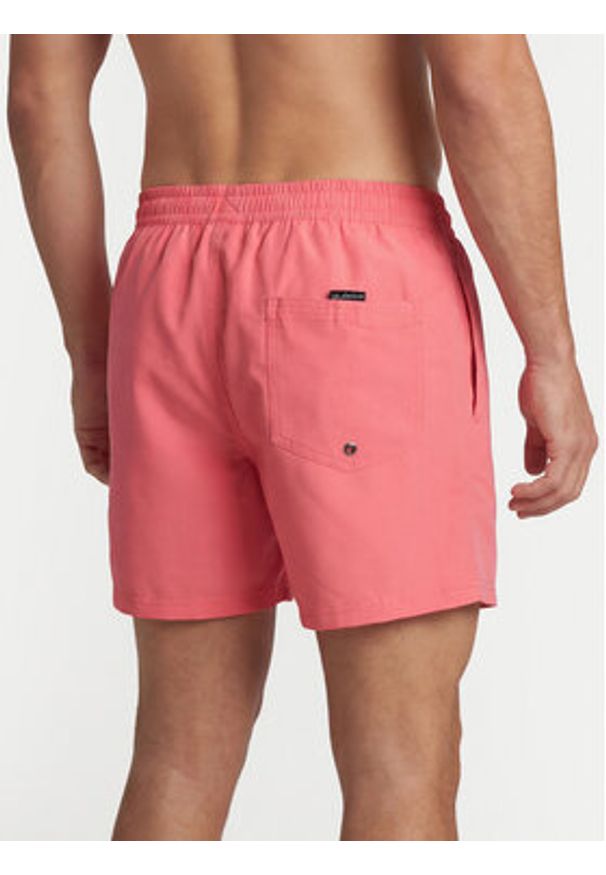 Quiksilver Szorty kąpielowe Everyday Solid Volley 15 EQYJV04120 Koralowy Regular Fit. Kolor: pomarańczowy. Materiał: syntetyk