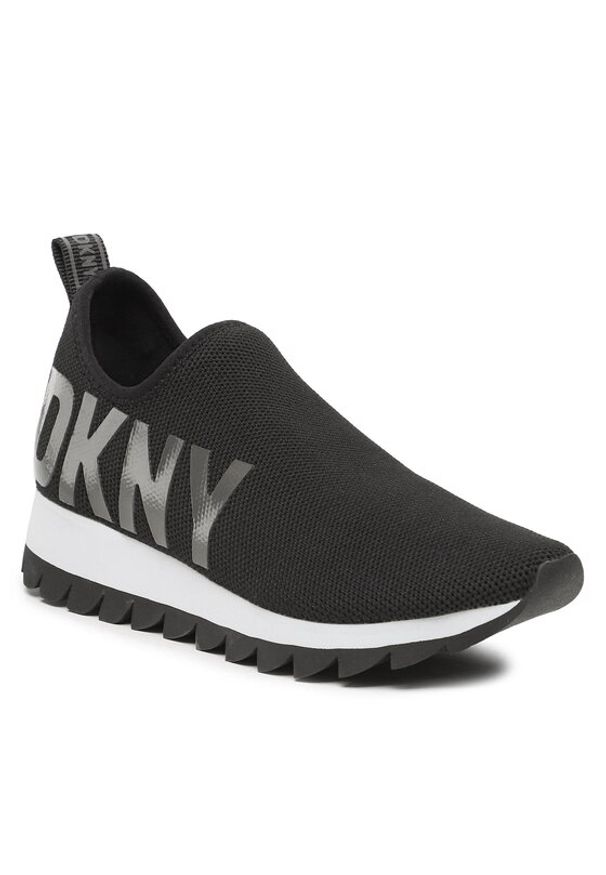 Sneakersy DKNY. Kolor: czarny. Materiał: materiał