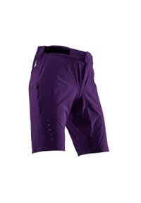 Spodenki rowerowe (+spodenki kolarskie z pampersem w zestawie) LEATT Shorts MTB. Kolor: fioletowy. Sport: kolarstwo