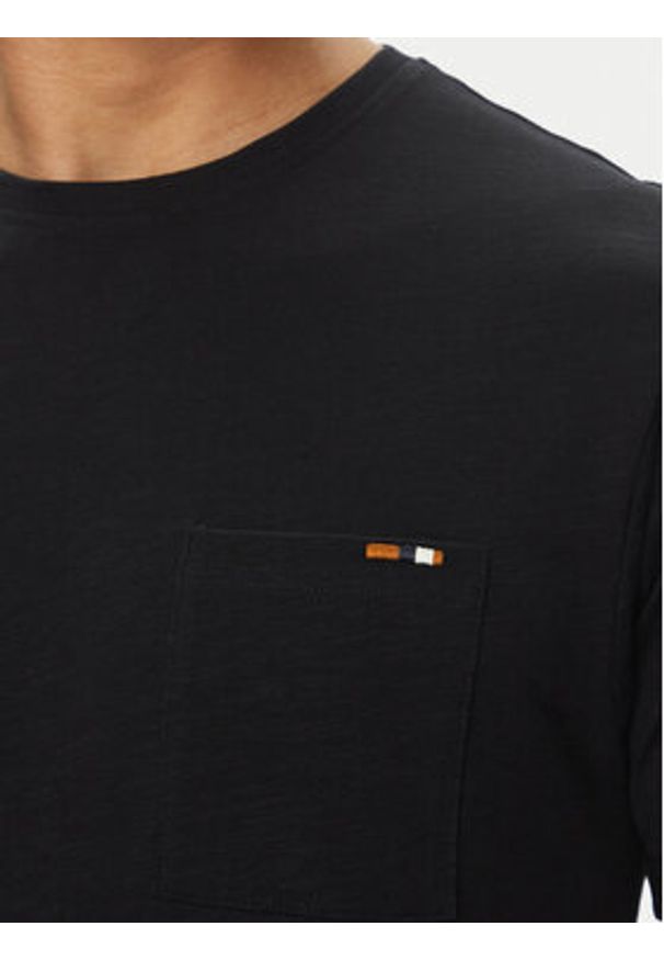 INDICODE T-Shirt Inandorra 41-104 Czarny Regular Fit. Kolor: czarny. Materiał: bawełna