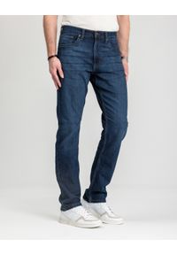 Męskie Spodnie Jeansowe Wrangler Athletic Fit Jagged 112352958. Okazja: na co dzień. Styl: casual, klasyczny #9