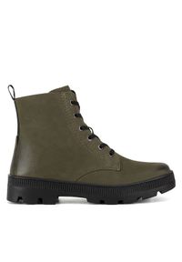Lasocki Botki WI23-PUSZAN-25 Khaki. Kolor: brązowy. Materiał: skóra