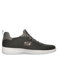 skechers - Buty do chodzenia męskie Skechers Dynamight. Kolor: zielony. Materiał: poliester, materiał. Sport: turystyka piesza