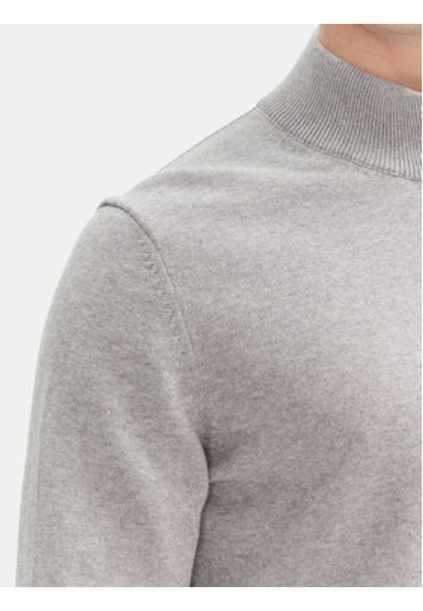Aeronautica Militare Sweter 251MA1489L506 Szary Regular Fit. Kolor: szary. Materiał: bawełna