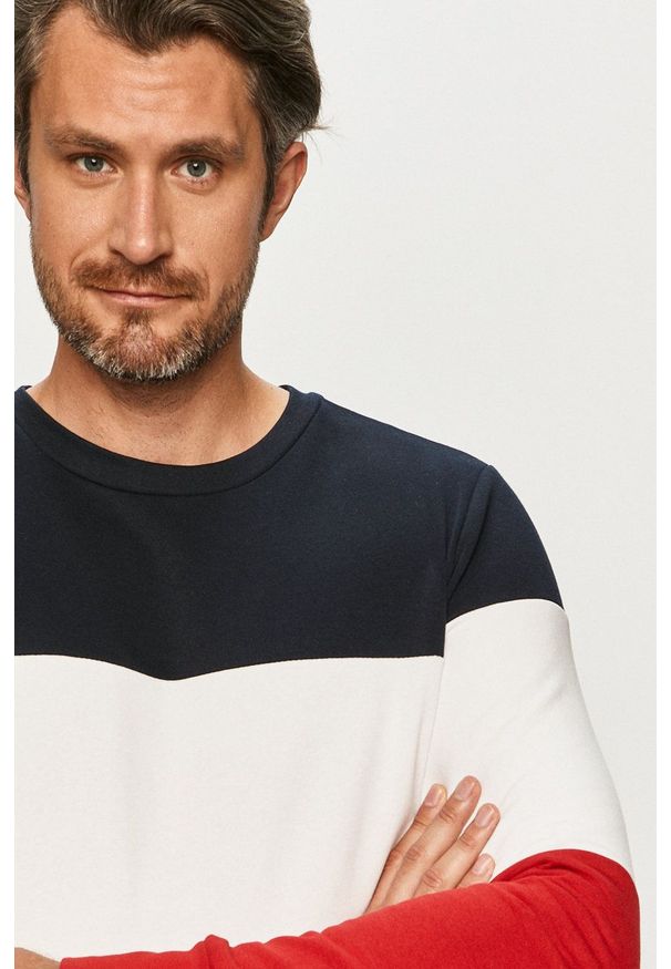 Brave Soul - Bluza. Okazja: na co dzień. Kolor: niebieski. Styl: casual