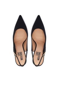 Love Moschino - LOVE MOSCHINO Szpilki JA10149G1PIM400A Czarny. Kolor: czarny. Materiał: skóra. Obcas: na szpilce #4