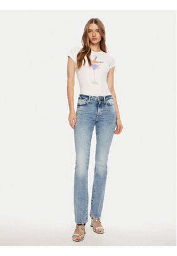 Guess Jeansy W5RA0L D5L71 Niebieski Regular Fit. Kolor: niebieski