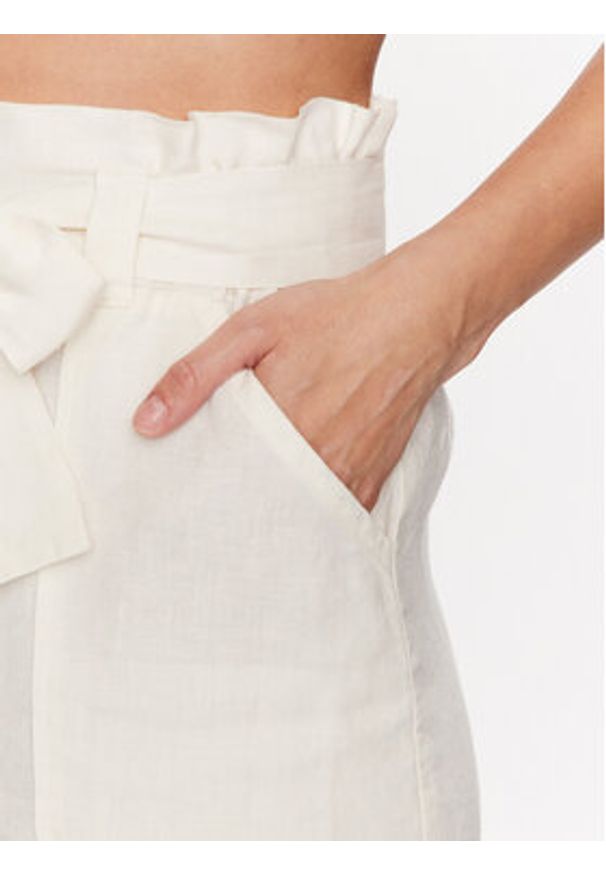 MAX&Co. Kuloty Finestra 71311723 Écru Relaxed Fit. Materiał: len