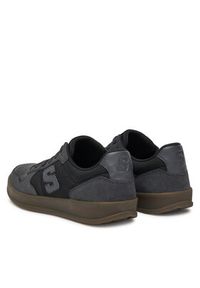 skechers - Skechers Sneakersy New Wave Cup-Calven 210961/BKGY Czarny. Kolor: czarny. Materiał: skóra #6