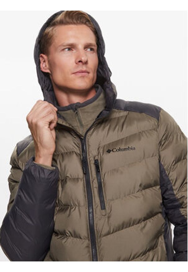 columbia - Columbia Kurtka przejściowa Labyrinth Loop™ Hooded Jacket Zielony Regular Fit. Kolor: zielony. Materiał: syntetyk