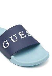 Guess Klapki F5GZ06 BB00F Granatowy. Kolor: niebieski. Materiał: syntetyk #2