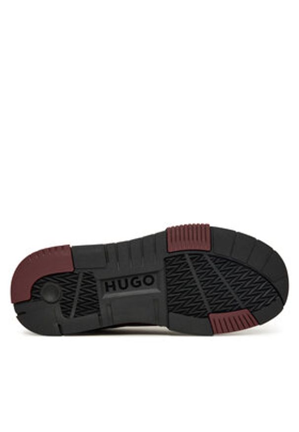 Hugo - HUGO Sneakersy Yarrow 50553302 Czarny. Kolor: czarny. Materiał: skóra