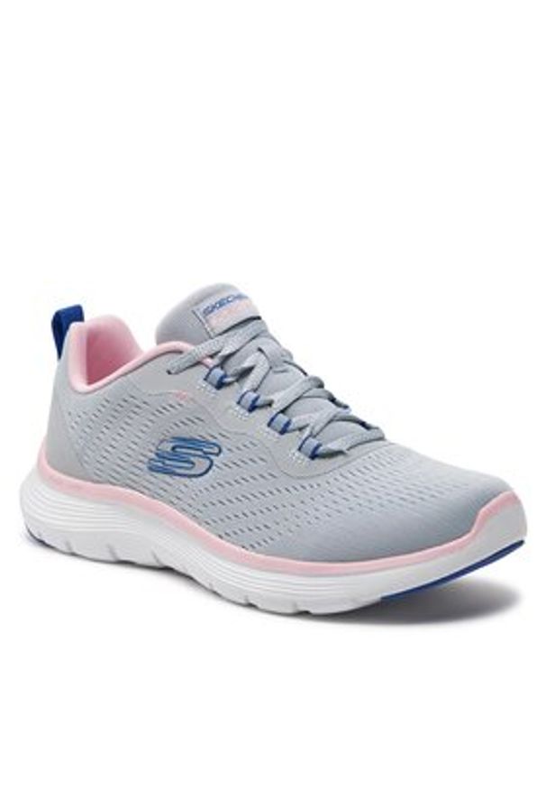 skechers - Skechers Sneakersy Flex Appeal 5.0- 150201/GYMT Szary. Kolor: szary. Materiał: materiał, mesh