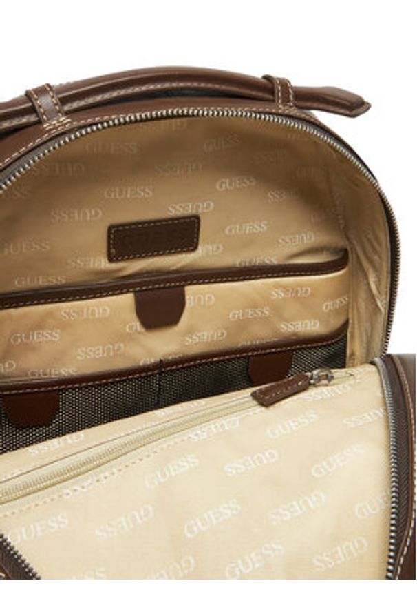 Guess Plecak HMFITC P5105 Brązowy. Kolor: brązowy. Materiał: skóra