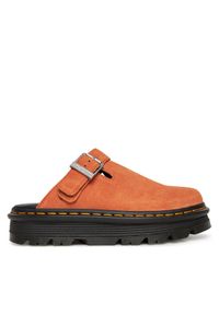 Dr. Martens Klapki Zebzag DM31937800 Pomarańczowy. Kolor: pomarańczowy. Materiał: skóra, nubuk