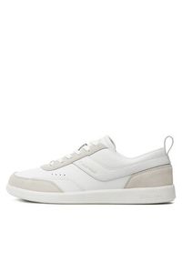 Calvin Klein Sneakersy Low Top Lace Up Lth Mix HM0HM00851 Biały. Kolor: biały. Materiał: skóra #4