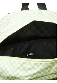Vans Plecak Old Skool Check VN000H4XCLH1 Zielony. Kolor: zielony. Materiał: materiał #4