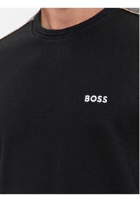 BOSS - Boss Bluza 50511030 Czarny Regular Fit. Kolor: czarny. Materiał: syntetyk