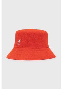 Kangol kapelusz kolor pomarańczowy. Kolor: pomarańczowy