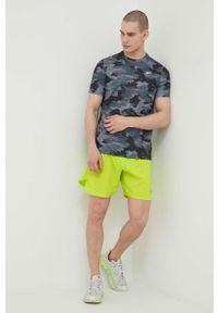 Reebok szorty treningowe Speed 3.0 kolor żółty. Kolor: żółty. Materiał: poliester, skóra, materiał #4