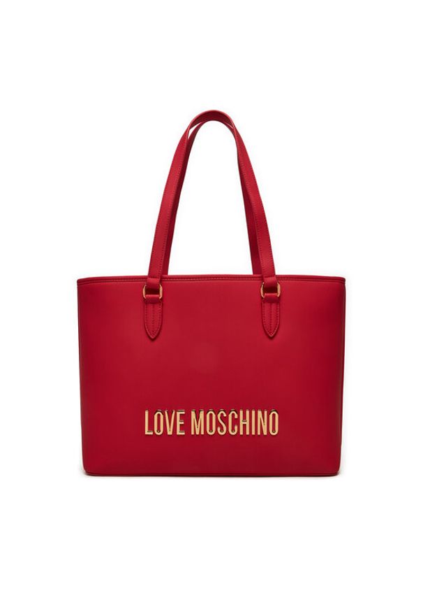 Love Moschino - LOVE MOSCHINO Torebka JC4190PP1LKD0500 Czerwony. Kolor: czerwony. Materiał: skórzane