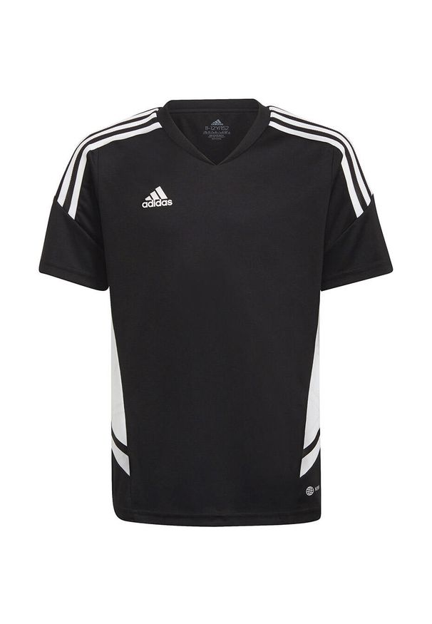 Adidas - Koszulka do piłki nożnej dla dzieci adidas Condivo 22 Jersey. Kolor: biały, czarny, wielokolorowy. Materiał: jersey