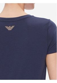 EA7 Emporio Armani T-Shirt 8NTT67 TJDQZ 1554 Granatowy Skinny Fit. Kolor: niebieski. Materiał: bawełna #5
