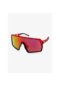Okulary rowerowe Rudy Project Kelion - crystal red/multilaser red. Kolor: czerwony