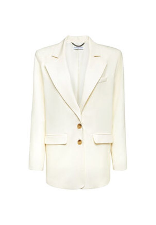 MVP Wardrobe Marynarka MVPE3GI021.0TE0138 Écru Regular Fit. Materiał: syntetyk