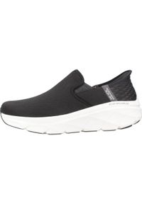 skechers - Buty SKECHERS DLUX WALKER Czarny. Kolor: czarny. Materiał: tkanina #2