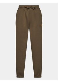 outhorn - Outhorn Spodnie dresowe OTHAW23TTROF485 Khaki Regular Fit. Kolor: brązowy. Materiał: bawełna