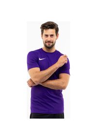 Koszulka sportowa męska Nike Dry Park VII JSY SS. Kolor: fioletowy