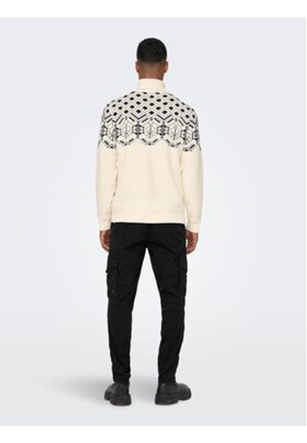 Only & Sons Spodnie materiałowe 22025431 Czarny Tapered Fit. Kolor: czarny. Materiał: bawełna