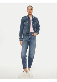 Tommy Jeans Kurtka jeansowa Classic DW0DW19781 Niebieski Regular Fit. Kolor: niebieski. Materiał: bawełna