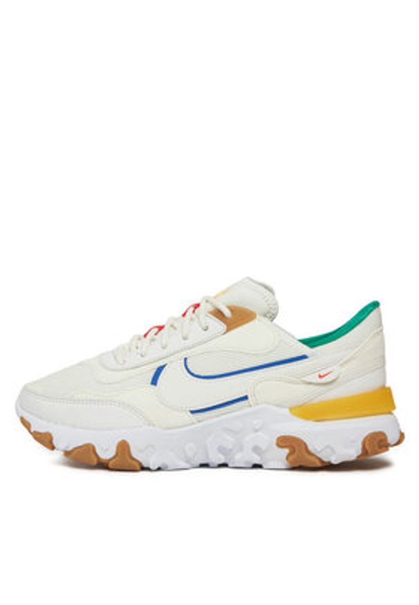 Nike Sneakersy React R3Vision DQ5188 112 Écru. Materiał: materiał